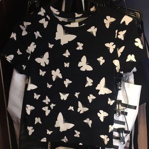 Black butterfly crop